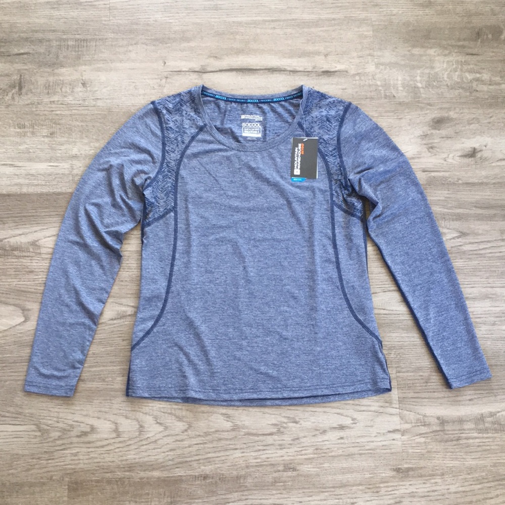 Mountain Warehouse - Quick Dry Long Sleeve Athletic Shirt - Blue